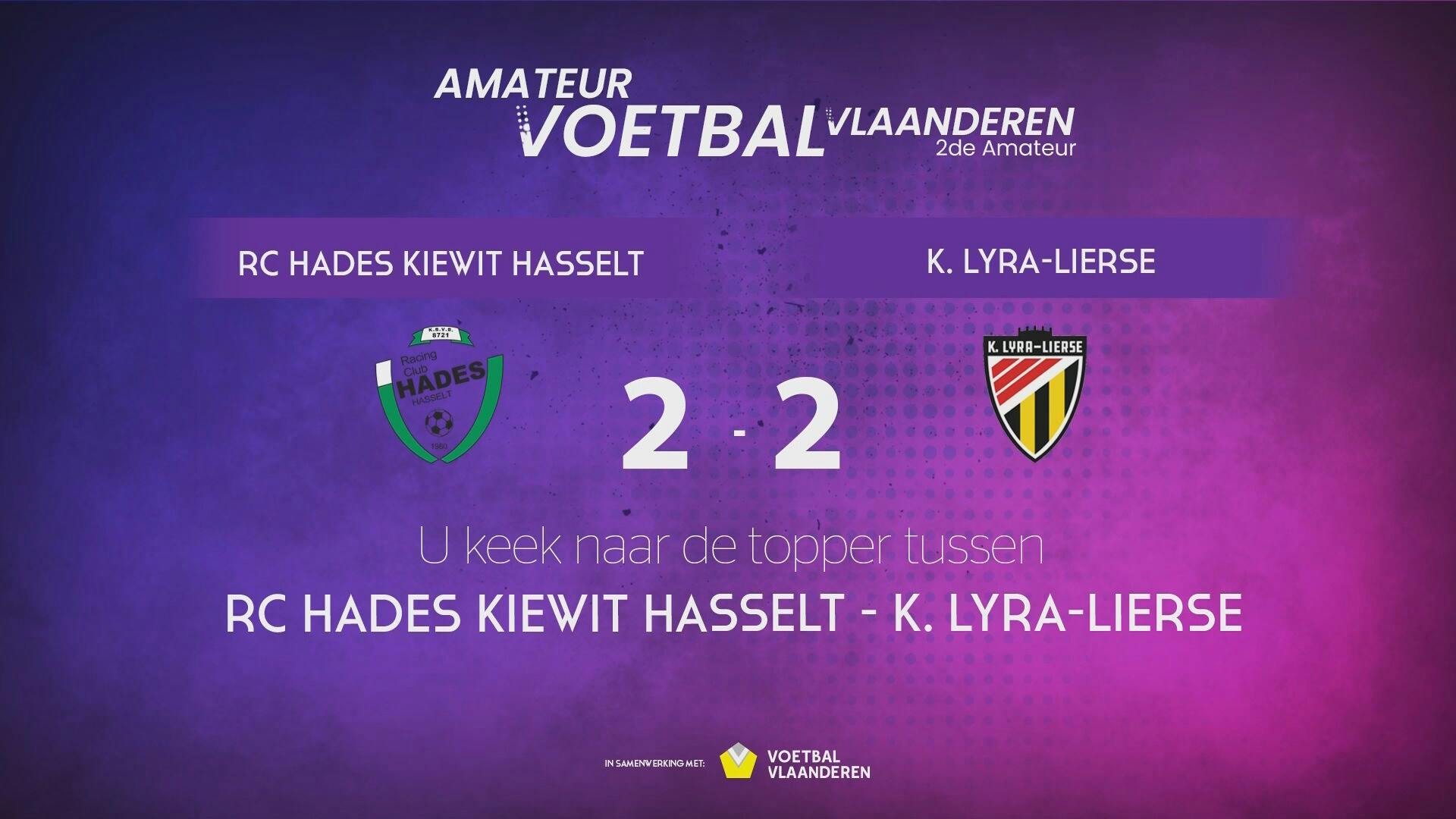 HERBEKIJK. RC Kiewit Hasselt – K. Lyra-Lierse